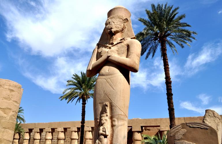 Les Pyramides et le Nil en dahabieh - Temple de Karnak