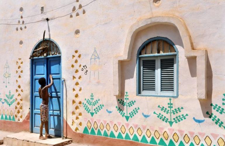 Les Pyramides et le Nil en dahabieh - le village nubien