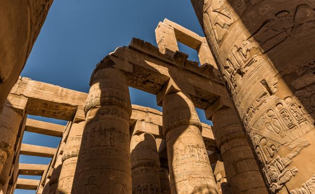 Le temple de Karnak - La grande salle Hypostyle