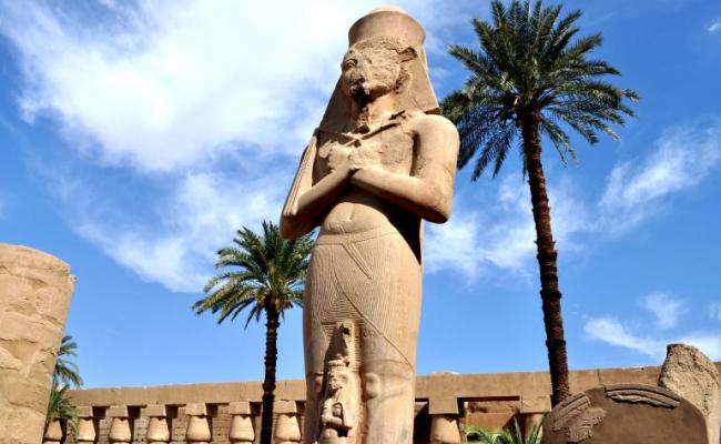 Les Pyramides et le Nil en dahabieh - Temple de Karnak