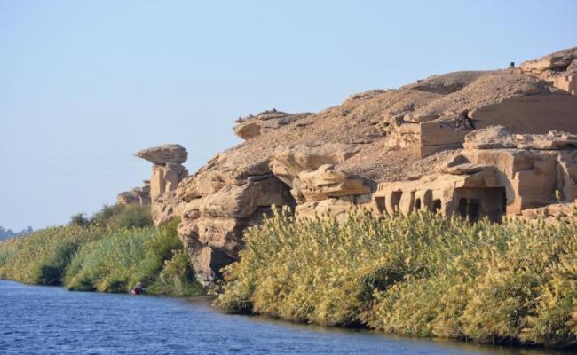 Les Pyramides et le Nil en dahabieh - Gebel el Silsila et de sa carrière